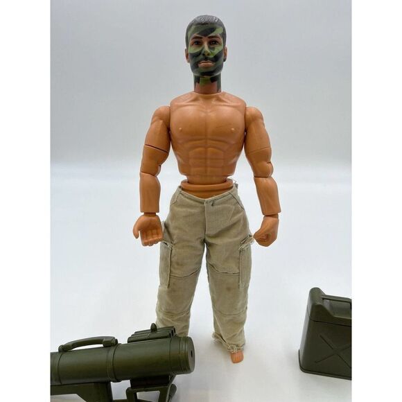 MAC M&C Power Team Military Army GI Joe 12” Painted Face Action figure, 1990’s - Picture 6 of 7
